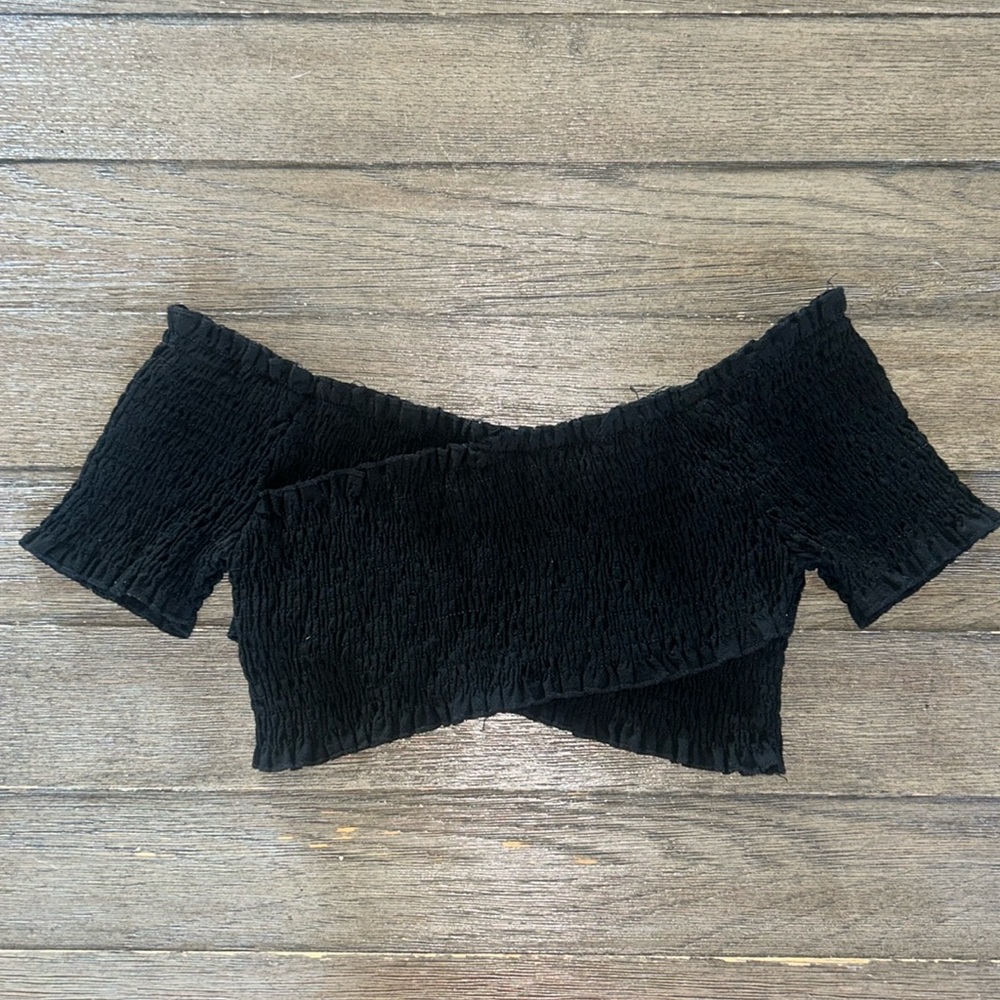 SEEK The Label off shoimder crop top